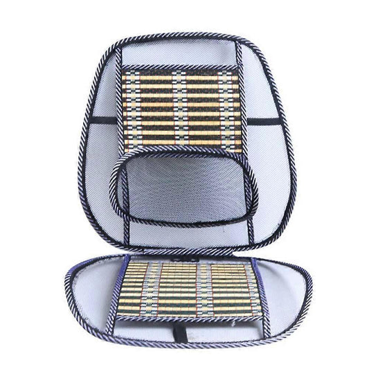 Cooling Massage Car Cushion - Breathable Summer Back & Waist Support Pad V1263-JX-3594