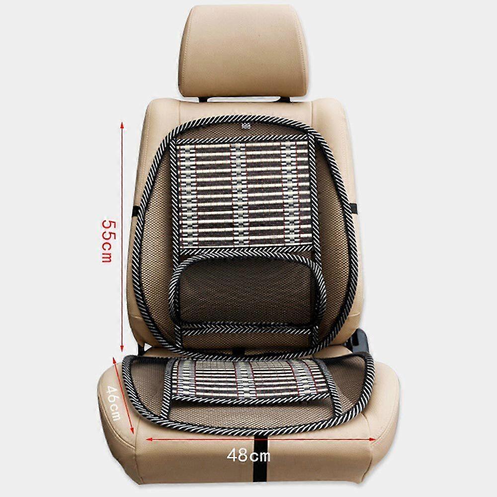 Cooling Massage Car Cushion - Breathable Summer Back & Waist Support Pad V1263-JX-3594
