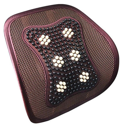 Massage Lumbar Back Cushion - Support Pad for vehicle seat or Office Chair V1263-JX-3598