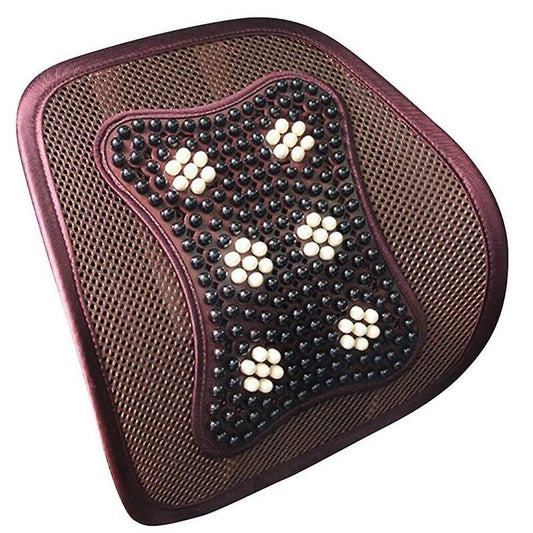 Massage Lumbar Back Cushion - Support Pad for vehicle seat or Office Chair V1263-JX-3598