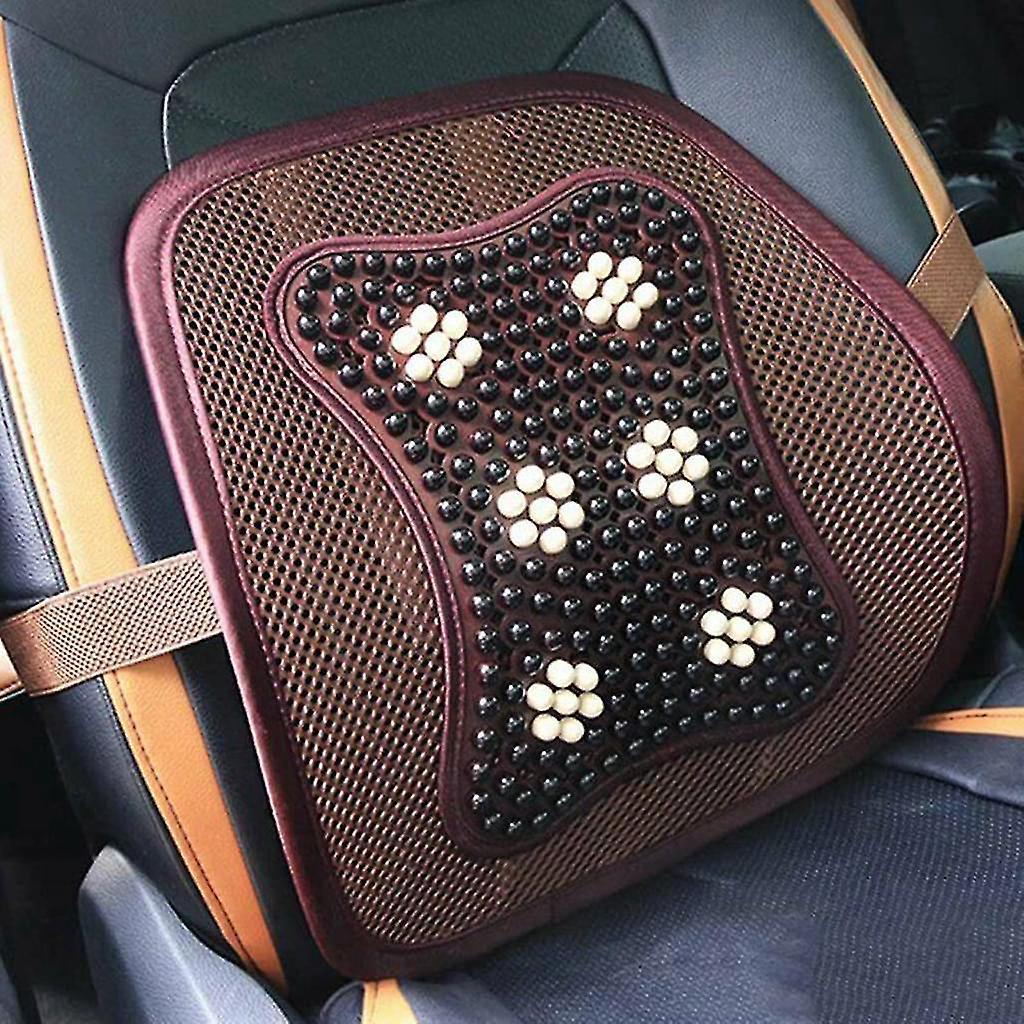 Massage Lumbar Back Cushion - Support Pad for vehicle seat or Office Chair V1263-JX-3598