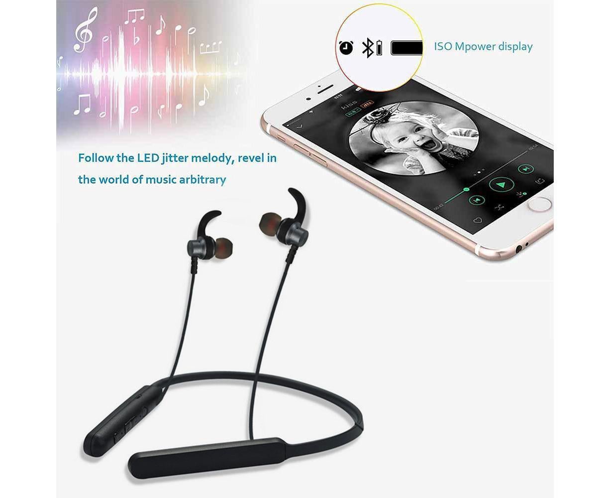 Bluetooth Headphones Neckband 20Hrs Playtime V5.0 Wireless Headset V1263-JX-36