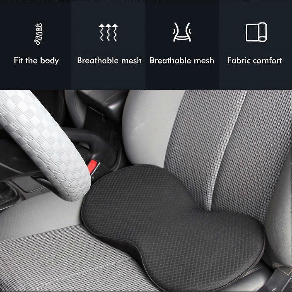 Driver Seat Cushion - Thick Heightening Back Pad for Car, Relieves Discomfort V1263-JX-3600