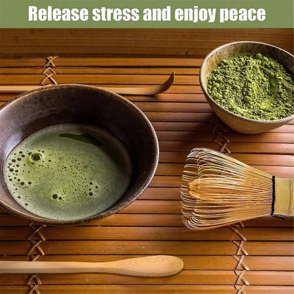 Practical Matcha Whisk Set - 1 Set with Whisk Holder for Matcha Tea Making V1263-JX-3611