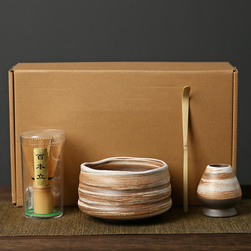 Matcha Whisk Set - Traditional Bamboo Tea Set for Ceremony Use V1263-JX-3612