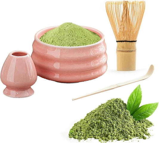 Perfect Bamboo Matcha Whisk Set - Traditional Whisk for Matcha Tea Making V1263-JX-3615