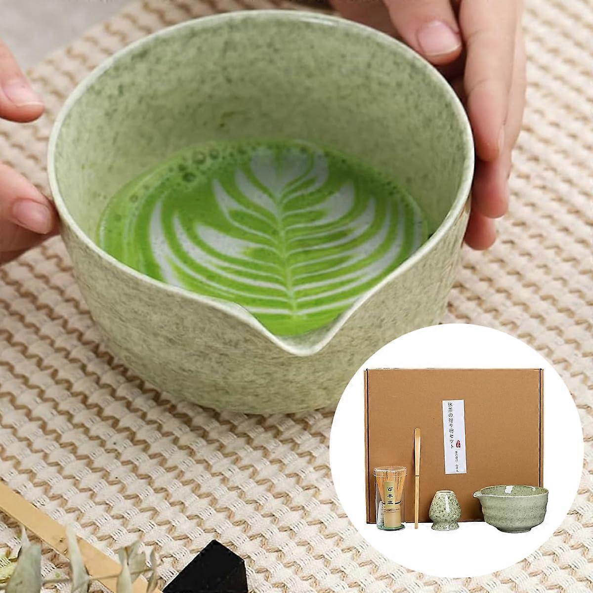 Perfect Bamboo Matcha Whisk Set - Traditional Whisk for Matcha Tea Making V1263-JX-3615