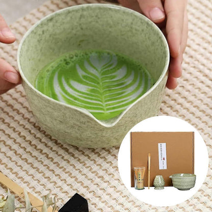 Perfect Bamboo Matcha Whisk Set - Traditional Whisk for Matcha Tea Making V1263-JX-3615
