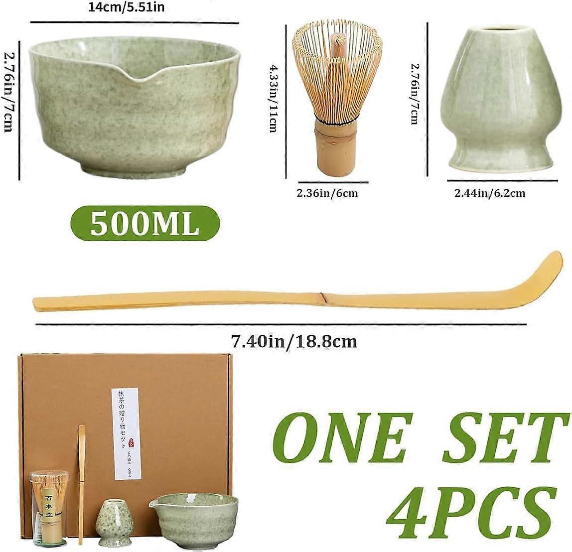 Perfect Bamboo Matcha Whisk Set - Traditional Whisk for Matcha Tea Making V1263-JX-3615