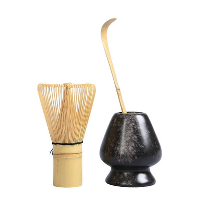 Matcha Whisk Ceremony Set (3pcs) - Whisk, Scoop, Tea Spoon & Bowl V1263-JX-3619