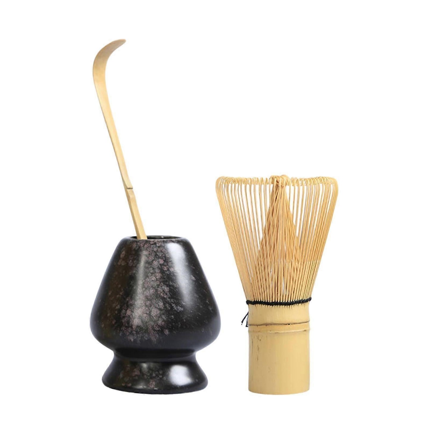Matcha Whisk Ceremony Set (3pcs) - Whisk, Scoop, Tea Spoon & Bowl V1263-JX-3619