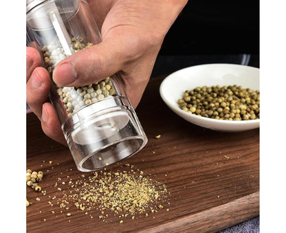 Refillable Pepper Grinder Adjustable Acrylic Minimalist Design Spices Mill Household Supplies-M V1263-JX-362