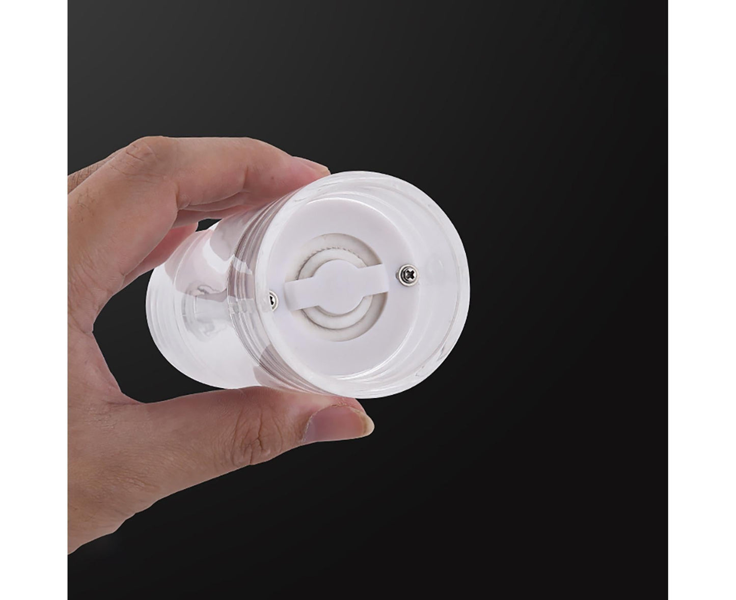 Refillable Pepper Grinder Adjustable Acrylic Minimalist Design Spices Mill Household Supplies-M V1263-JX-362