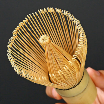 Matcha Kit (5pcs) - Bowl with Spout, Bamboo Whisk, Scoop, Holder, Stainless Sifter V1263-JX-3621