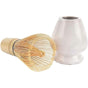Matcha Whisk Set - Bamboo Whisk and Holder for Traditional Matcha Tea Making V1263-JX-3624