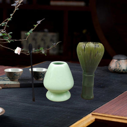 3pcs Matcha Whisk Set - Traditional Spoon, Tea Bowl, Matcha Accessories V1263-JX-3628