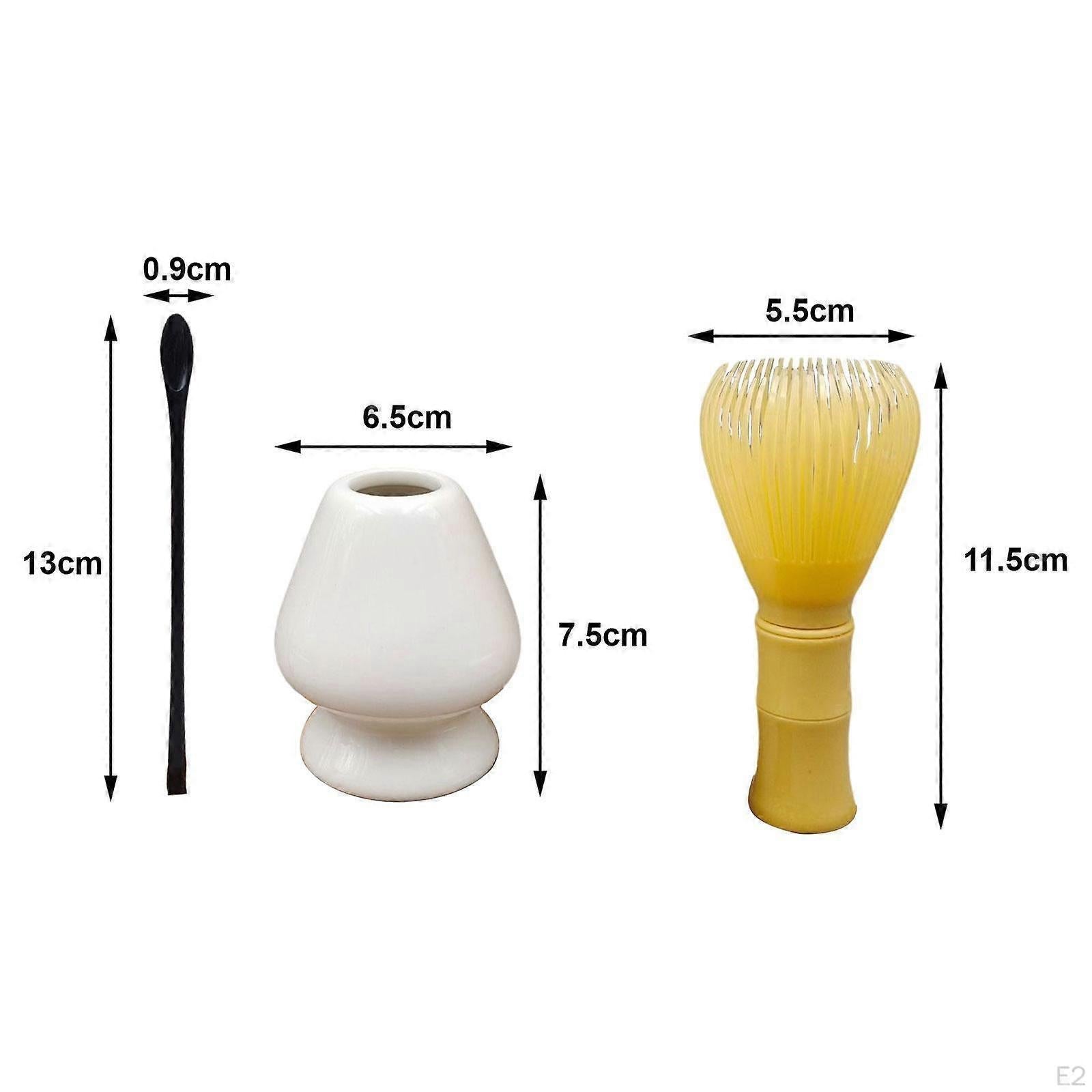 3pcs Matcha Whisk Set - Traditional Spoon, Tea Bowl, Matcha Accessories V1263-JX-3629