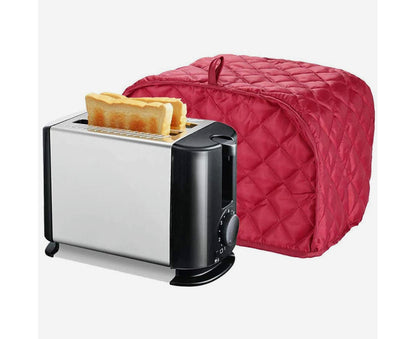 Toaster Cover Fine Stitching Poly Pongee Two Slice-Wine Red S V1263-JX-363