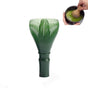 Silicone Matcha Whisk - Green Resin Chasen Brush for Matcha Tea Ceremony, 10cm V1263-JX-3634