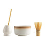 4pcs Matcha Ceremony Set - Bamboo Whisk, Traditional Utensils Kit for Gift/Home V1263-JX-3636