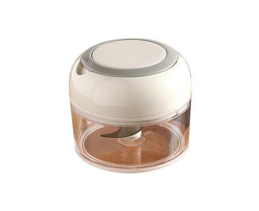 Effective Garlic Blender Multi-use PP Practical Food Grade Materials Garlic Chopper for Home-White V1263-JX-364