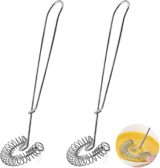 Magic Spiral Whisk Set - Stainless Steel Mixing and Whipping Tools (2pcs) V1263-JX-3648