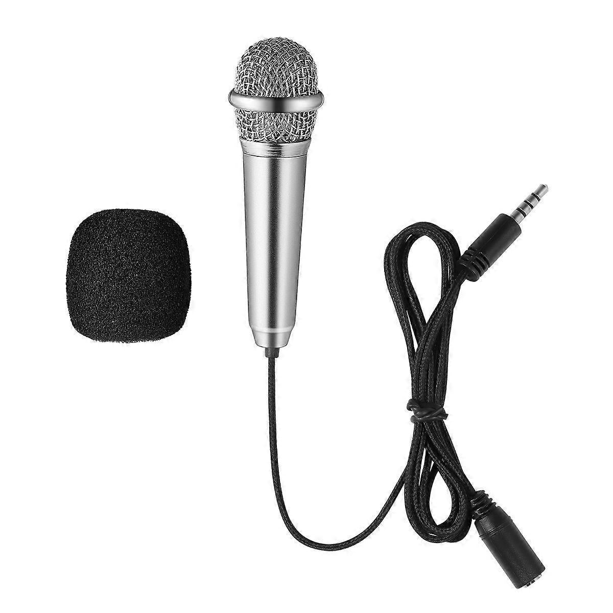 Mini Karaoke Microphone - Handheld KTV Microphone for Singing and Speaker Use V1263-JX-3654