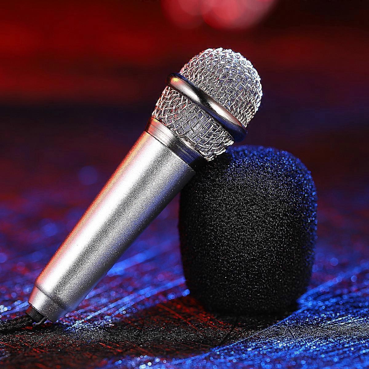 Mini Karaoke Microphone - Handheld KTV Microphone for Singing and Speaker Use V1263-JX-3654