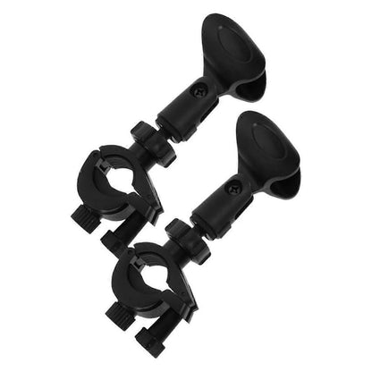 Microphone Stand Clip - Universal Mic Clamp for Desktop or Tripod Stand V1263-JX-3657