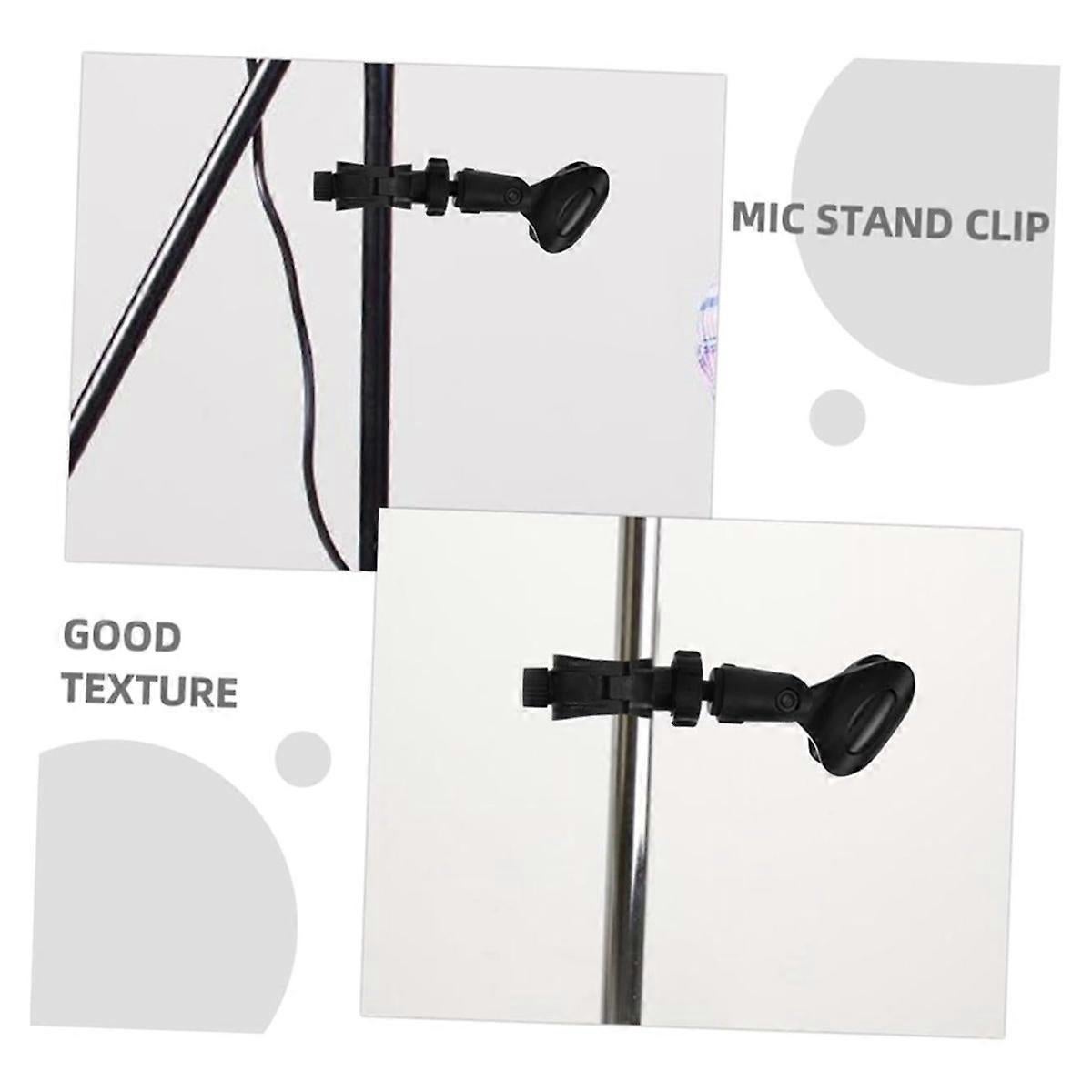 Microphone Stand Clip - Universal Mic Clamp for Desktop or Tripod Stand V1263-JX-3657
