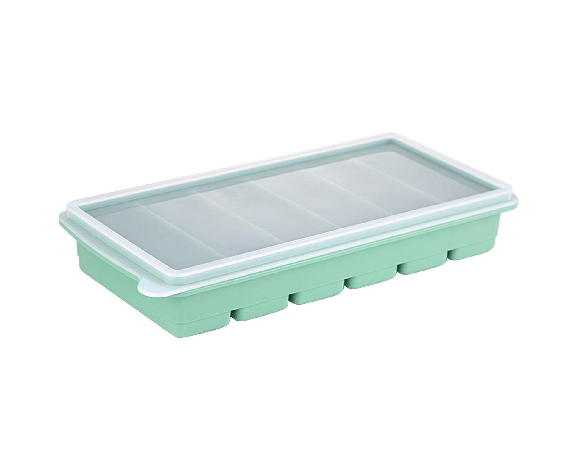 Ice Tray Stretchy 6 Cavities Silicone Low Temperature Resistance Ice Cube Mold Kitchen -Cyan V1263-JX-366