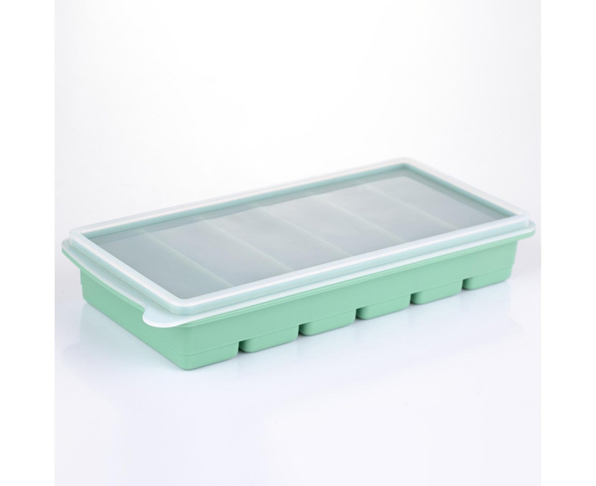 Ice Tray Stretchy 6 Cavities Silicone Low Temperature Resistance Ice Cube Mold Kitchen -Cyan V1263-JX-366