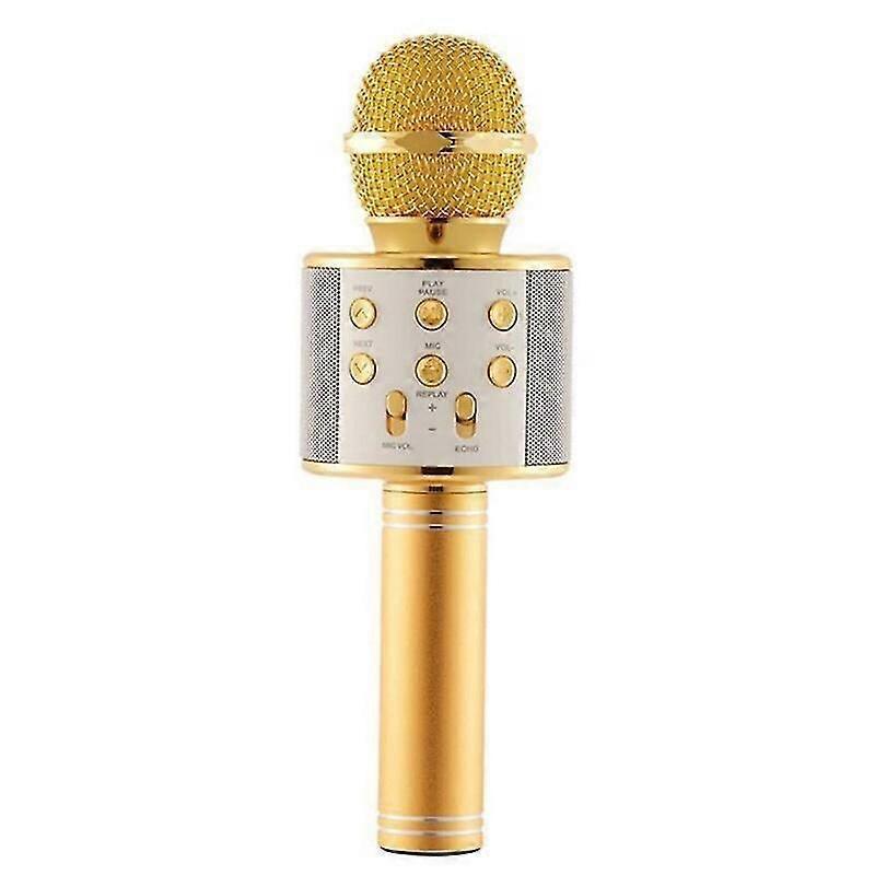 Bluetooth Wireless Microphone - KTV Singing Mic for iPhone, PC, Headset Use V1263-JX-3661