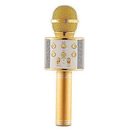 Bluetooth Wireless Microphone - KTV Singing Mic for iPhone, PC, Headset Use V1263-JX-3661