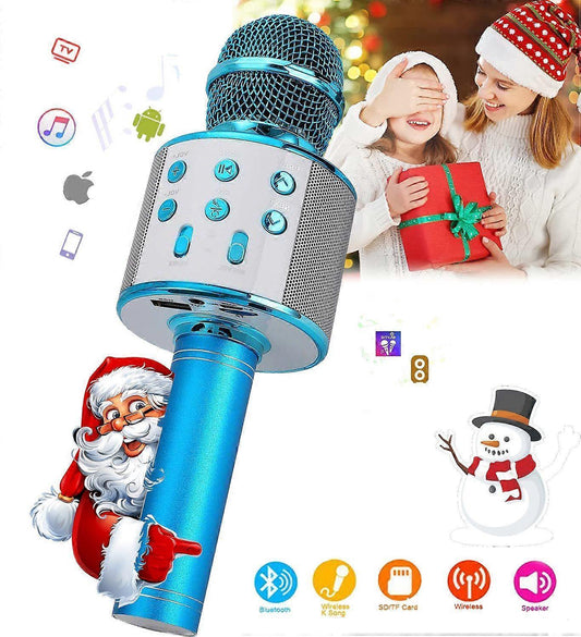 Portable Wireless Handheld Karaoke Microphone - babies Microphone V1263-JX-3663