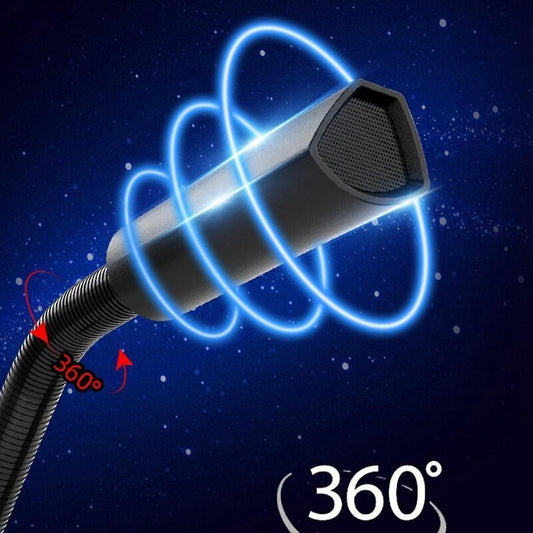 USB Computer Microphone - Wired Condenser Mic for Office, Gaming, Conference V1263-JX-3665