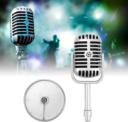 Plastic Fake Microphone Prop - Realistic Mic for Filming or Party Use V1263-JX-3667