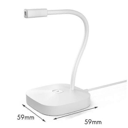 LED USB Desktop Microphone - Condenser Mic with Base for PC, Streaming, Podcast V1263-JX-3670
