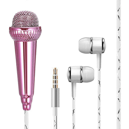 Miniature Vocal Microphone - Portable Mic for Voice Recording and Speech V1263-JX-3677