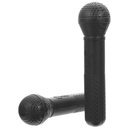 2pcs Plastic Fake Microphone - Pretend Play Handheld Mic and Headset Microphone Set V1263-JX-3679