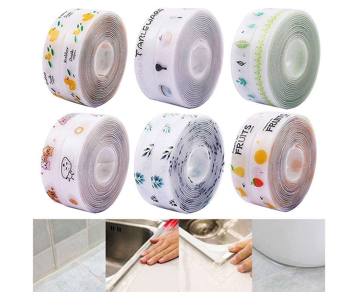 320cm Self Adhesive Mould Proof Sealing Strip Sink Edge Trim Tape Kitchen Tool-3 V1263-JX-368