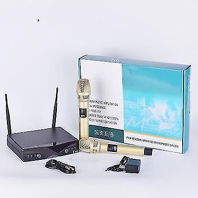 Wireless Microphone - Cordless Handheld Mic for Singing, Events, or Presentations V1263-JX-3680