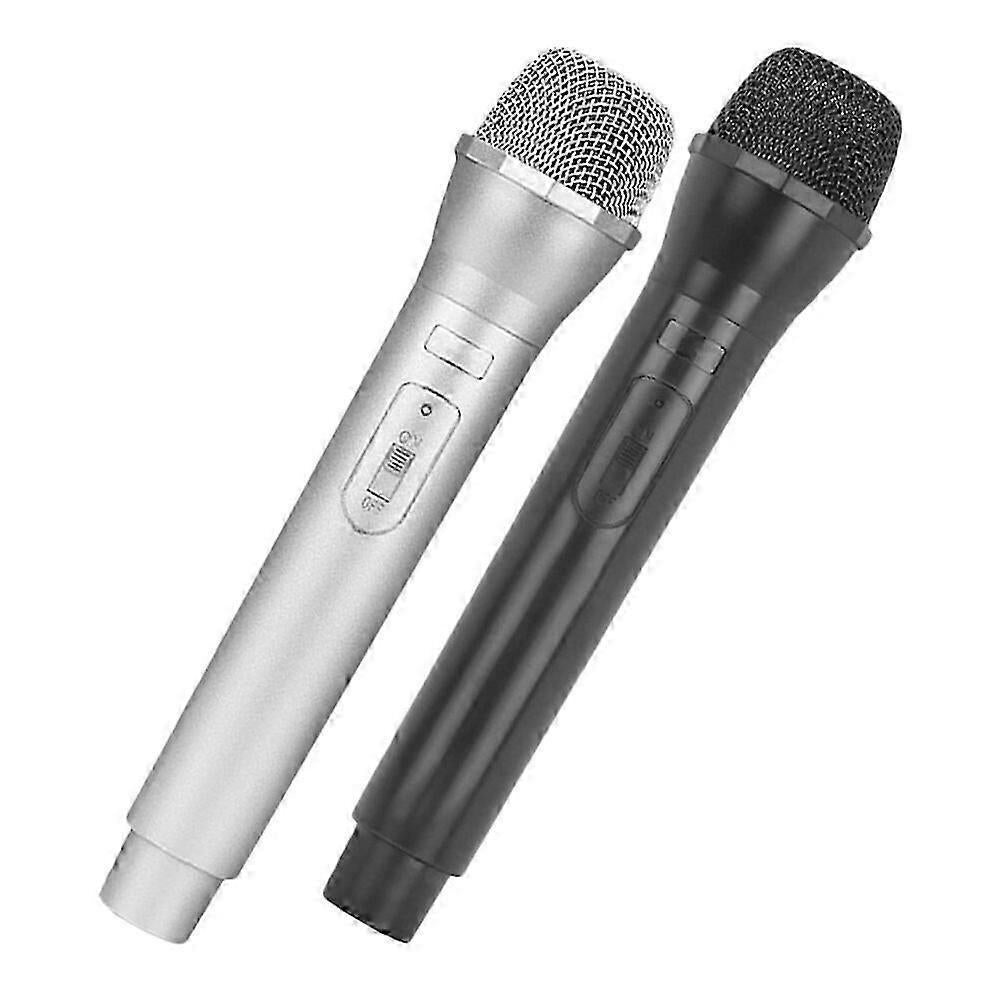 2pcs Pretend Play Microphone Props - Fake Mic for Party or Practice Use V1263-JX-3683