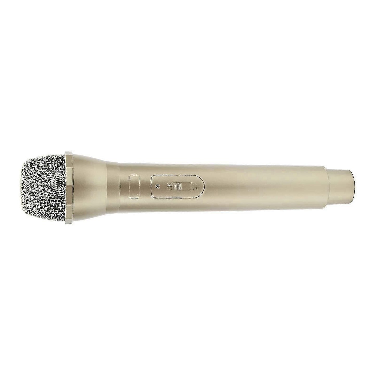 Prop Microphone - Gold Plastic Fake Karaoke Mic for Stage or Party Use V1263-JX-3686