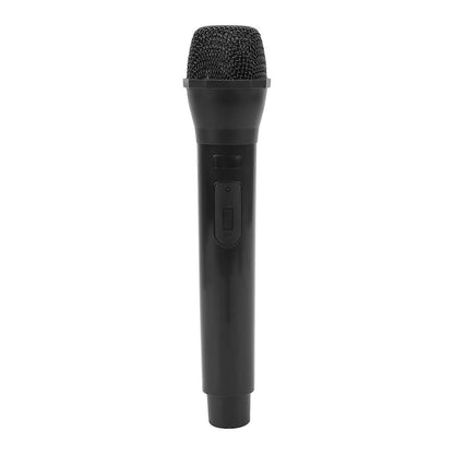 Prop Microphone - Black Plastic Fake Karaoke Mic for Stage or Party Use V1263-JX-3687