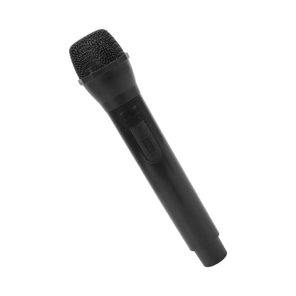Prop Microphone - Black Plastic Fake Karaoke Mic for Stage or Party Use V1263-JX-3687