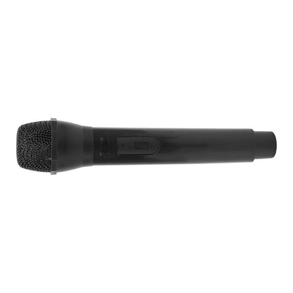 Prop Microphone - Black Plastic Fake Karaoke Mic for Stage or Party Use V1263-JX-3687