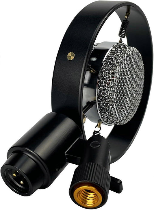 Retro Condenser Microphone Prop - Vintage Style Mic for Video or Decoration V1263-JX-3689