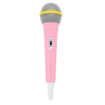 Funny Plastic Microphone Prop - Mini Pretend Play Mic for Party or Roleplay V1263-JX-3691