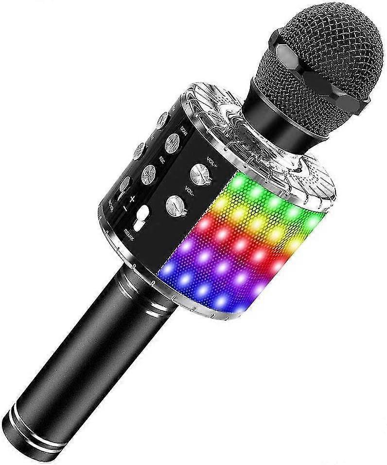 Bluetooth Karaoke Microphone - Wireless Handheld Mic with Speaker for Singing V1263-JX-3692